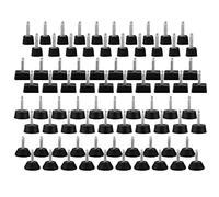Sunicon 80Pcs High Heel Tip, TPU Polyurethane Iron Mute Convenient Comfortable Shoes Repairing Accessories for Contemporary Women