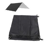 Sunicon bâche, bâche de Tente de Camping ultralégère avec Protection Contre la Pluie et la Neige et piquets de Sol et Cordes -Vent, adaptée au Camping (M)