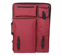 Sunicon Bolsa de Transporte Para Tablero de Dibujo, Bolsa Grande de Lona Para Artista Con Funciones múltiples, Bolsa Impermeable Para Tablero de Dibujo Para Exteriores (Rot)