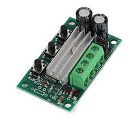 Sunicon Contrôleur de vitesse de moteur CC, module régulateur PWM avec bouton poussoir 6 V 12 V 24 V 2 A