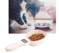 Sunicon Cuillère à Mesurer pour Chien, Pelle à mesurer la nourriture pour animaux de compagnie, Cuillère de Mesure Électronique avec Écran LCD, Cuillere Doseuse Électronique pour Une Mesure Précise