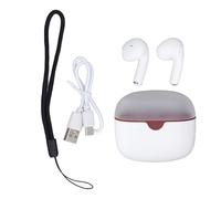 Sunicon Écouteurs de Traduction linguistique, écouteurs d'interprétation multilingue, traducteur binaural simultané, écouteurs de Traduction instantanés sans Fil pour Les Voyages, (White)