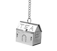 Sunicon House Shape Tea Strainer, Stainless Steel Loose Tea Leaf Infuser Ball Strainer Filter Diffuser with Extended Chain Hook