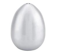Sunicon Poivrière en forme d'œuf en acier inoxydable, salière et poivrière en forme d'œuf, distributeur de cure-dents, 1 trou et 3 trous, pot à épices pour la maison et les (3 hoyos)