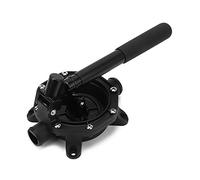Sunicon Pompe de cale à membrane manuelle pour bateau, auto-amorçante 2724 LPH/720GPH, poignée en aluminium à 2 positions pour tuyau de 33 mm de diamètre