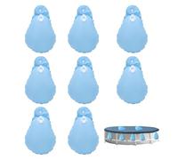 Sunicon Sac de Poids pour Couverture de Piscine 8X, Sac à Eau Suspendu, avec Crochets, PVC étanche, adapté aux couvertures de Piscine Hors Sol.