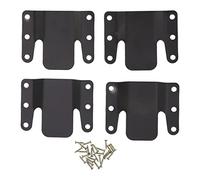 Sunicon Sofa Connector Bracket, 4 Sets Sofa Interlocking Universal Iron 0.5CM Aperture Sectional Couch Bracket for Home Dormitory