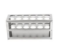 Sunicon Test Tube Holder, 304 Stainless Steel Test Tube Holder Stand Rack for Laboratory and Studio (23mm 12 Holes)