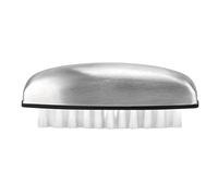 Sunicon Vegetable and Fruit Cleaning Brush, 304 Stainless Steel Cleaning Brush Microfiber Nylon Wool Scrubbing Pad Multipurpose Kitchen Tool