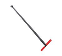 Sunicon Water meter key shut off tool, 15 to 28 inches, equipped with a 4 way multi function key, T-handle and U-head wrench, suitable for curbside main pipes, water meters