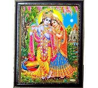 Suninow Cadre photo Radha Krishna Digital Art | Dieu déesse cadre photo