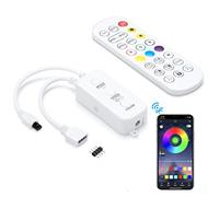 Sunity Bluetooth Ruban RGB Controleur LED, Synchronisation avec la Musique Controleur APP Bande LED Contrôleur Compatible avec 5V/12V/24V 10mm 4-Pin Bande LED