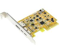 Sunix Carte hôte PCI Express UPA2015, USB 3.2 Gen2 10 G, DP Alt Mode PCI Express avec 2 ports USB-C