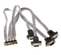 KALEA-INFORMATIQUE Carte M.2. 4 ports série RS232 COM DB9 pour port M2 de type PCIe, clé M ou B+M. Grade industriel Chipset SUN2410