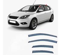 SUNJFY Lot de 4 Deflecteur Voiture pour Ford Focus 4D/5D MK2-C307 2005-2011, Deflecteur d air, Déflecteurs pour Auto, Aérodynamique, Accessoire Voiture