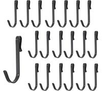 Sunkangkang Lot de 20 crochets de suspension en acier inoxydable en forme de J - Crochet à clipser pour étagère d'évier
