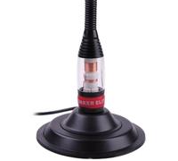 Sunker Elite Antenne radio BP Acier inoxydable 600 W 140 cm 4 dBi Base magnétique pour voiture