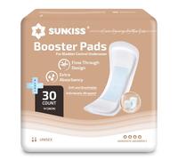 SUNKISS TrustPlus Inserts Absorbants Traversables - Couches Protections Droites pour Hommes et Femmes - Niveau d’absorption 4 Gouttes (Fuites Urinaires Légères) - 36 cm - 30 Unités