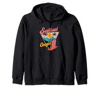 Sunkissed Cowgirl Western Vintage Art Graphique Sweat à Capuche