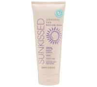 Sunkissed Tan Gradual Medium - Dark 200 ml - Formule 95 % naturelle - Végétalien - Sans cruauté envers les animaux - Beurre de karité