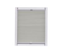 Sunl INES Store plissé nid d'abeille fabriqué en Allemagne, lumière du Jour, Wohn-Guide Klemmfix Argent Rail, 120 x 150 Gris, Plastique, Gris, 120 x 2.3 x 150 cm