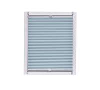 Sunl INES Store plissé nid d'abeille fabriqué en Allemagne, lumière du Jour, Wohn-Guide Klemmfix Argent Rail, 120 x 150 Gris, Plastique, Bleu, 120 x 2.3 x 150 cm