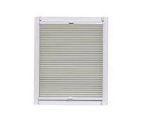 Sunl INES Store plissé nid d'abeille fabriqué en Allemagne, lumière du Jour, Wohn-Guide Klemmfix Rail, Blanche 90 x 150, Plastique, Gris, 90 x 2.3 x 150 cm