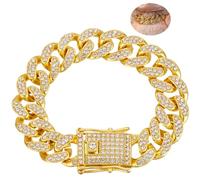 sunla Collier à breloques pour poupées de 17 cm, mini chaîne décorative compatible avec La Boo Boo - Or cubain