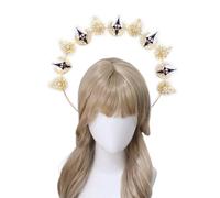 Sunlady Couronne Bandeau Vintage Mère de Dieu Serre-tête Halloween Fête Costume Fait Main Matériel Headpiece Kits