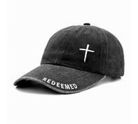 Sunlark Casquette De Baseball JéSus pour Hommes Et Femmes, Cadeaux Religieux pour ChréTiens, Casquette à Bord Incurvé, Chapeau avec Croix BrodéE