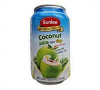 Sunlee Jus de Coco en Canette avec Pulpe
