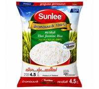 Sunlee Nouvelle récolte 2026 Riz parfumé thaï jasmin 4,5 kg