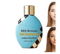 Sunless Tanning Drops 100ml Natural Long-Lasting Stable Tanner, Safe Tanning Lotion for Women Men, Family Friends Body Skin Beauty Facial Back Indoor, Gradual Even Tan, Hydrating and Nourishing