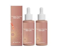 Sunless Tanning Drops Lot de 2 gouttes de bronzage sans soleil pour renforcer naturellement la mélanine, améliorer le teint naturel de la peau pour un vrai