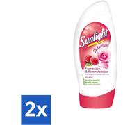 Sunlight - Gel douche - pH neutre - Roses et framboises - 250 ml - Pack avantage - 2 pièces