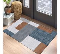 SUNLIMEI Tapis sur Mesure 65 x 130 cm Lavable Antiderapant Tapis de Salle à Manger, Anti-Saleté, Poils Ras, Doux Microfibre, Anti Fatigue pour Couloir, Entrée, Buanderie, D