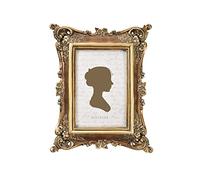 Sunlit Cadre photo vintage de 10,2 x 15,2 cm, cadre photo antique de luxe avec façade en verre, affichage photo, suspension murale, idée cadeau, bronze doré