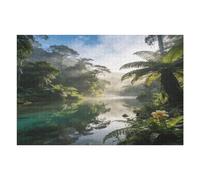 Sunlit - Puzzle en bois avec boîte de rangement, respectueux de l'environnement pour la maison, les loisirs, le soulagement du stress et la décoration, 1 000 pièces
