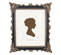 Sunlit Vintage Picture Frame 8x10 Inch, Luxury Antique Photo Frames with Glass Front, Photo Display, Tabletop Wall Hanging, Gift Ideas, Black