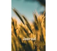 Sunlit Wheat Field Notebook: Nature-Inspired Journal with Stunning Photographic Cover by StableDrift Photography