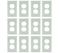 Sunlite, Gang Duplex prise plate 12 Pack 1 Gang