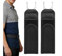 Sunlitpqrny Ceinture Sans Boucle Homme - Avec Bande Adhésive Accessoires de Mode | Lot De 2 Ceintures Homme Sans Attache - pour Maison Voyage Mariage Réunion Trajet Fête