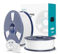 SUNLU 1KG*2 PL 2.0 Filament, Mise à niveau du filament PL Bundle | Résistance Améliorée, Plus Résistant et Plus Rapide, Bobine de 1kg, 2KG au total, Blanc+Blanc
