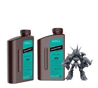 <SUNLU 2KG résine standard, haute précision, temps de durcissement rapide , 2KG gris foncé