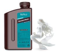 SUNLU 3D Printer Resin 1KG, Faible retrait et durcissement rapide Résine standard, 1000G.Blanc
