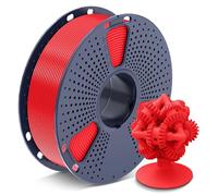 SUNLU ASA Filament pour imprimante 3D - Bobine soignée de 1,75 mm - Résistant aux rayons UV/pluie/chaleur - Idéal pour l'impression de pièces mécaniques fonctionnelles en plein air, 0.9KG(Rouge)