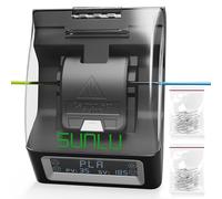 SUNLU Connecteur de filament officiel avec 400 manchons PTFE pour filament d'imprimante 3D, 1,75 mm, chauffage rapide jusqu'à 240 °C, compatible avec PLA, PETG