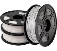 SUNLU Filament 3D, matériau PLA, diamètre 1,75 mm, 3 rouleaux par paquet, PLA-2WT-1GY