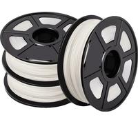 SUNLU Filament 3D, matériau PLA, diamètre 1,75 mm, 3 rouleaux par paquet, PLA-WT-3KG