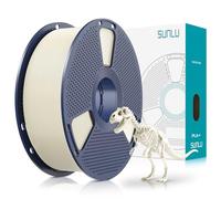 SUNLU Filament PLA+ 1.75mm, Filament PLA Plus pour Imprimante 3D, PLA+ Filament pour Impression 3D Plus Dur et Plus Résistant, Précision Dimensionnelle +/- 0.02mm, 1KG Blanc Osseux